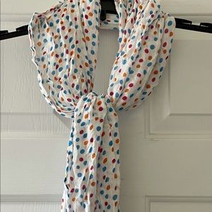 Polka dot scarf in EUC.